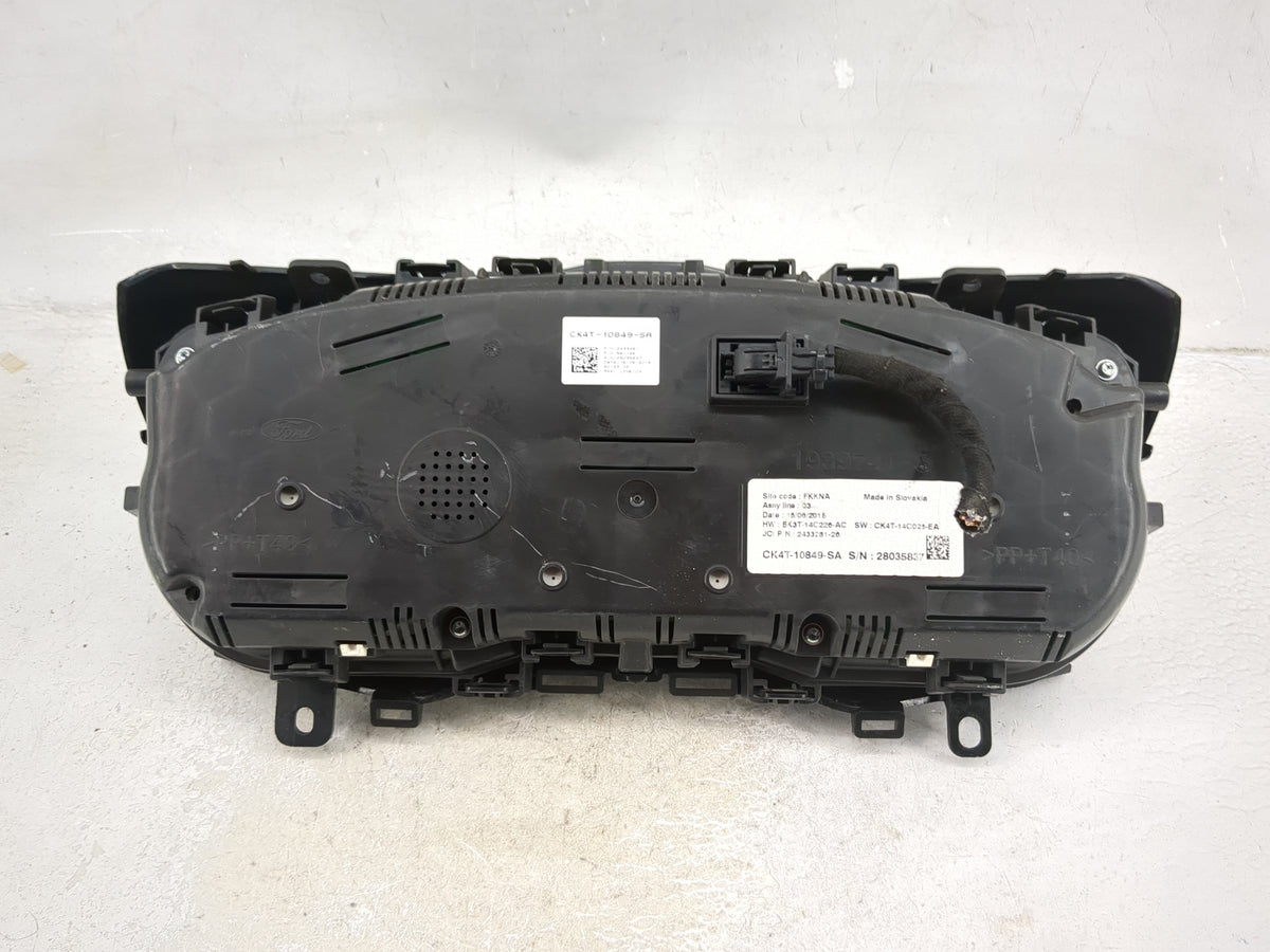2015 Ford Transit 250 Instrument Cluster Speedometer Gauges P/N:CK4T-10849-SA BK3T-14C026-AC Miles:102K Fits Fits 2016 OEM U