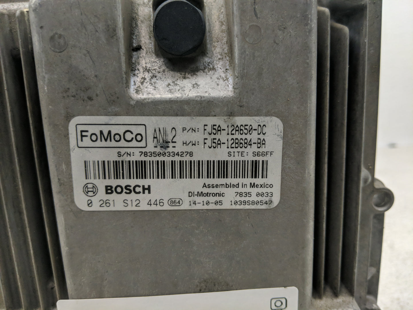 2015-2016 Ford Transit Connect PCM Engine Control Computer ECU ECM PCU OEM P/N:FJ5A-12A650-DC 0 261 S12 446 Fits Fits 2015 2
