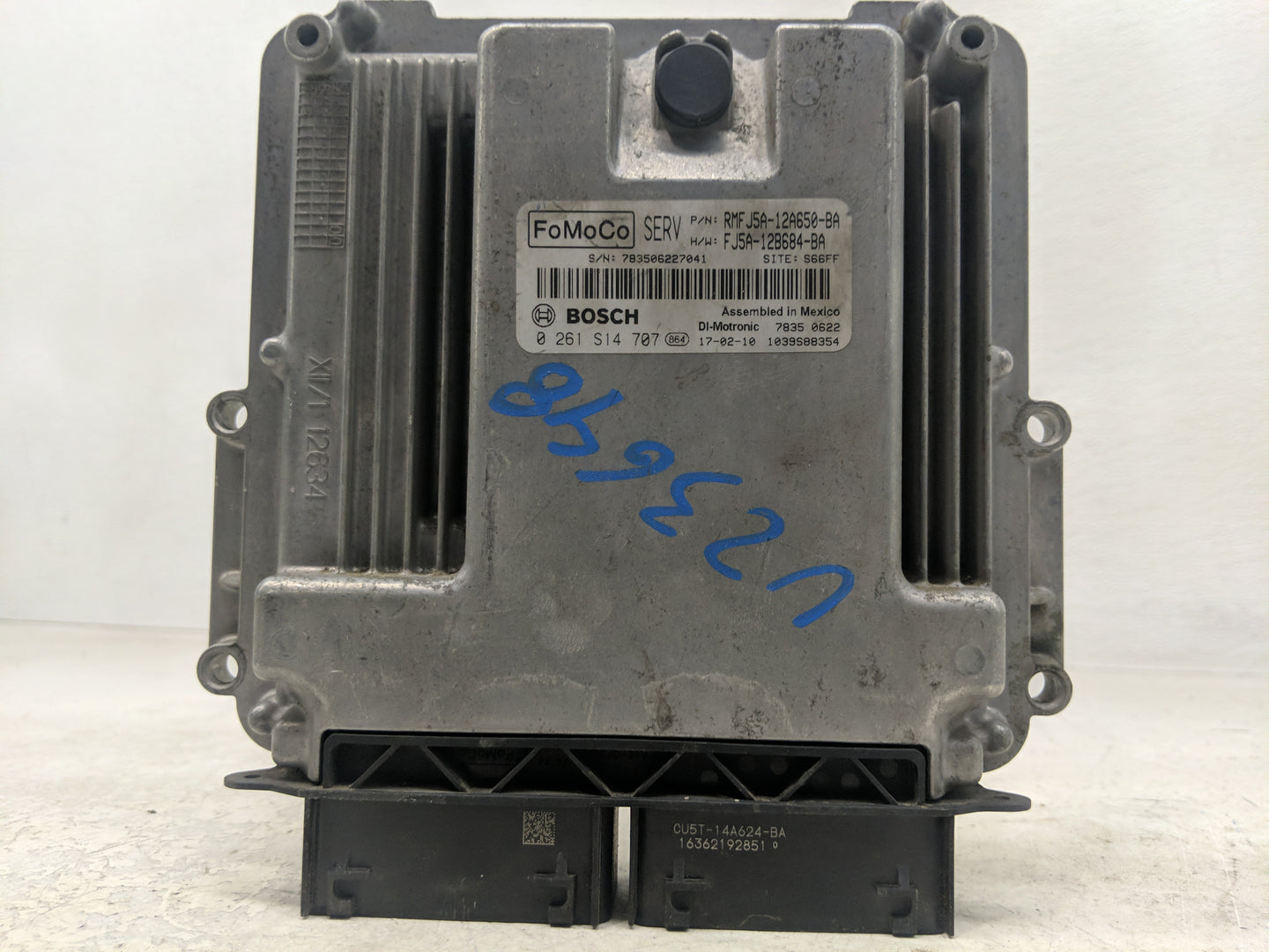 2015-2016 Ford Transit Connect PCM Engine Control Computer ECU ECM PCU OEM P/N:FJ5A-12A650-BA 0 261 S14 707 Fits Fits 2015 2