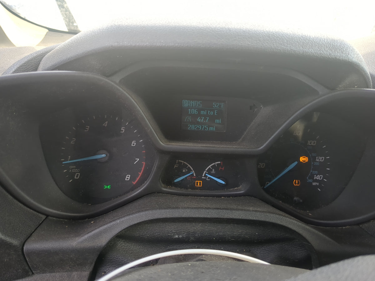 2014-2015 Ford Transit Connect Instrument Cluster Speedometer Gauges Miles:283K Fits Fits 2014 2015 OEM Used Auto Parts - Oe