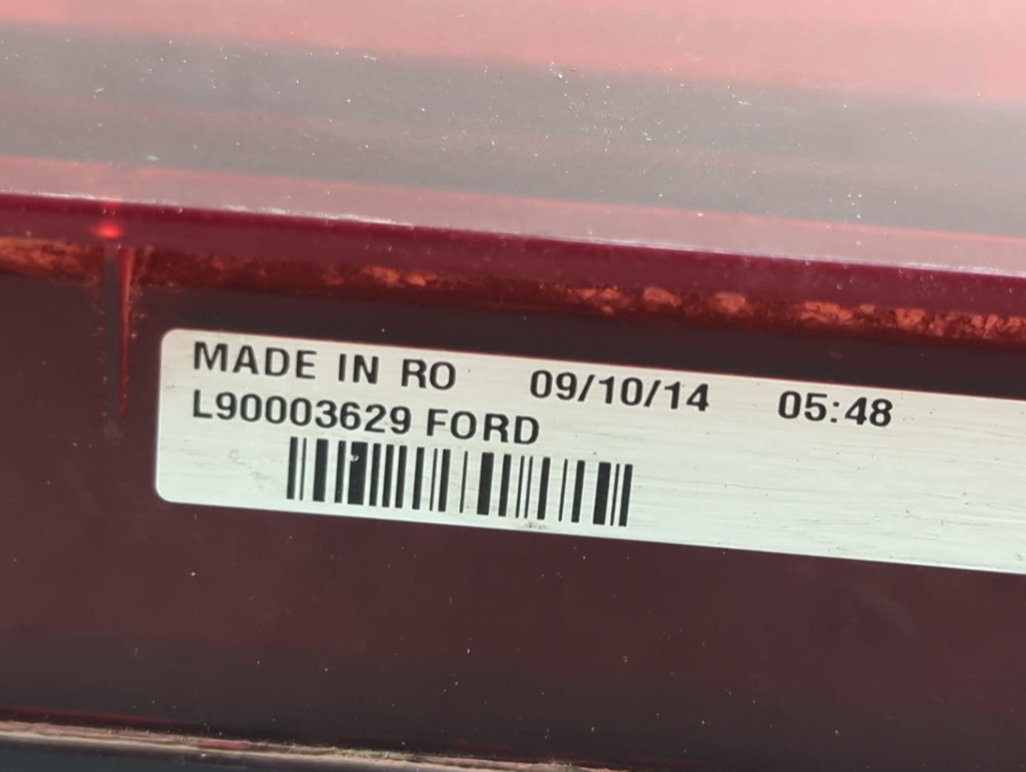 2015 Ford Transit Connect Third Brake Light Tail Light P/N:L90003629 Fits OEM Used Auto Parts - Oemusedautoparts1.com