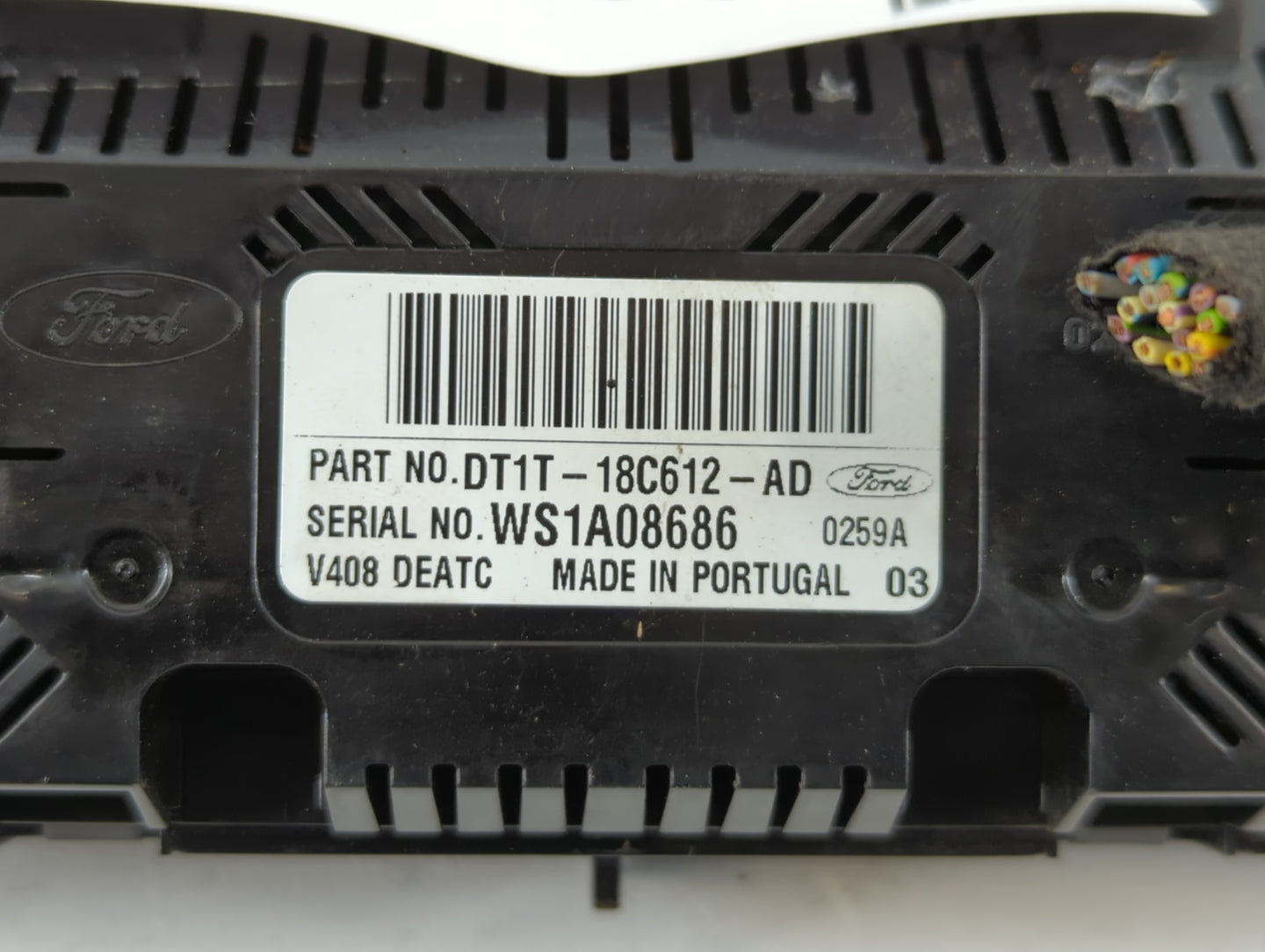 2014-2015 Ford Transit Connect Climate Control Module Temperature AC/Heater Replacement P/N:DT1T-18C612-AD Fits Fits 2014 20