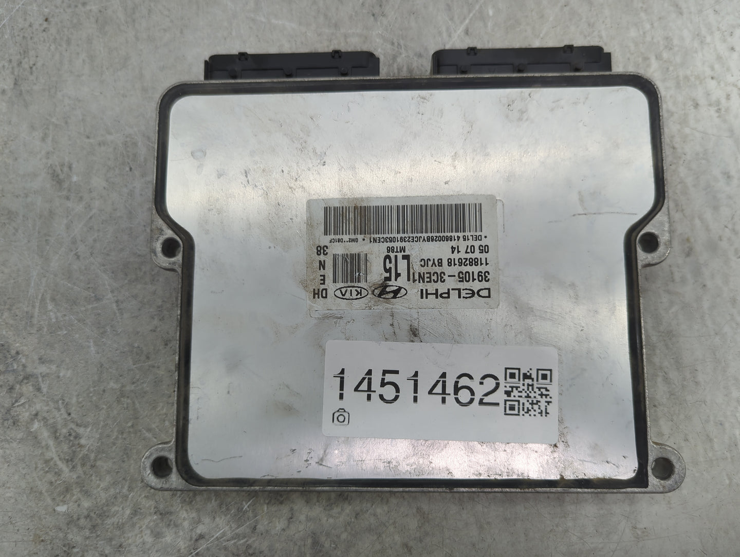 2015 Genesis Genesis PCM Engine Control Computer ECU ECM PCU OEM P/N:39105-3CEN1 11882618 Fits OEM Used Auto Parts - Oemused