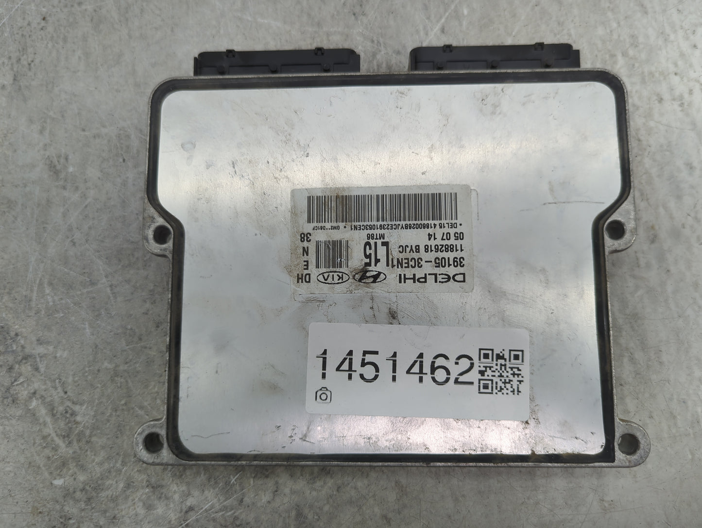 2015 Genesis Genesis PCM Engine Control Computer ECU ECM PCU OEM P/N:39105-3CEN1 11882618 Fits OEM Used Auto Parts - Oemused