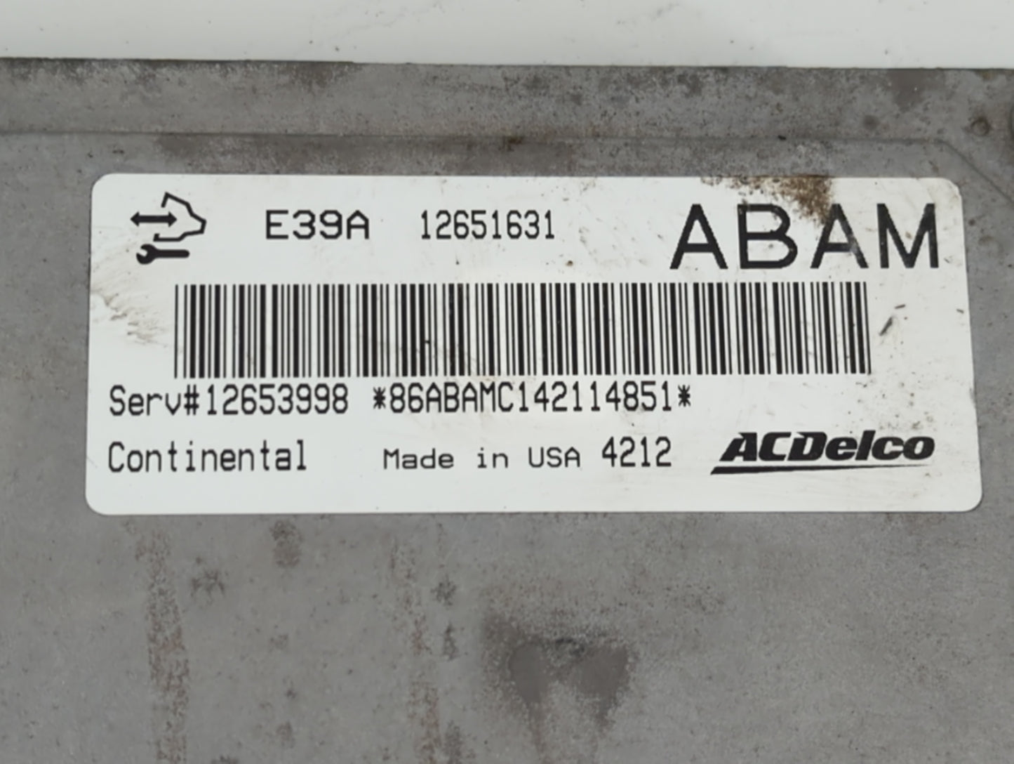 2013-2016 Gmc Acadia PCM Engine Control Computer ECU ECM PCU OEM P/N:E39A 12651631 Fits Fits 2013 2014 2015 2016 OEM Used Au
