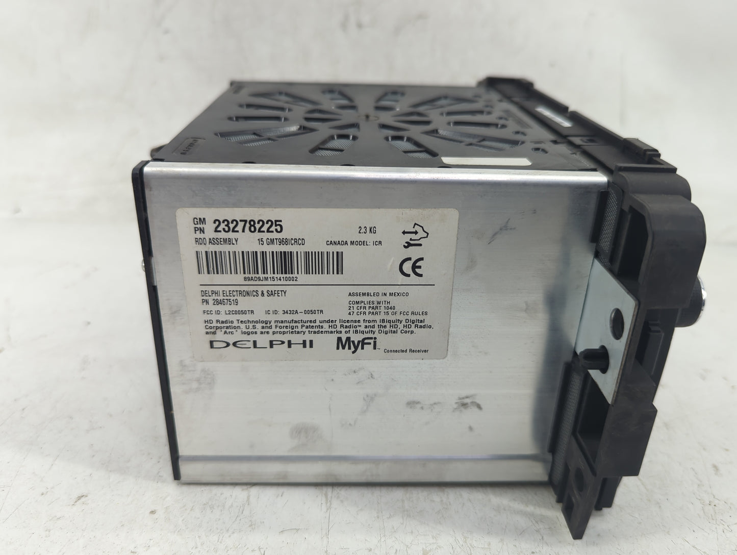2015-2016 Gmc Acadia Radio AM FM Cd Player Receiver Replacement P/N:23278225 Fits Fits 2015 2016 OEM Used Auto Parts - Oemus