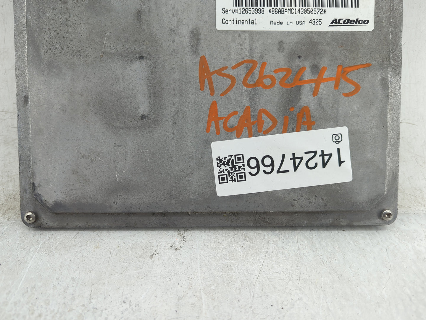 2013-2016 Gmc Acadia PCM Engine Control Computer ECU ECM PCU OEM P/N:12651631 Fits Fits 2013 2014 2015 2016 OEM Used Auto Pa