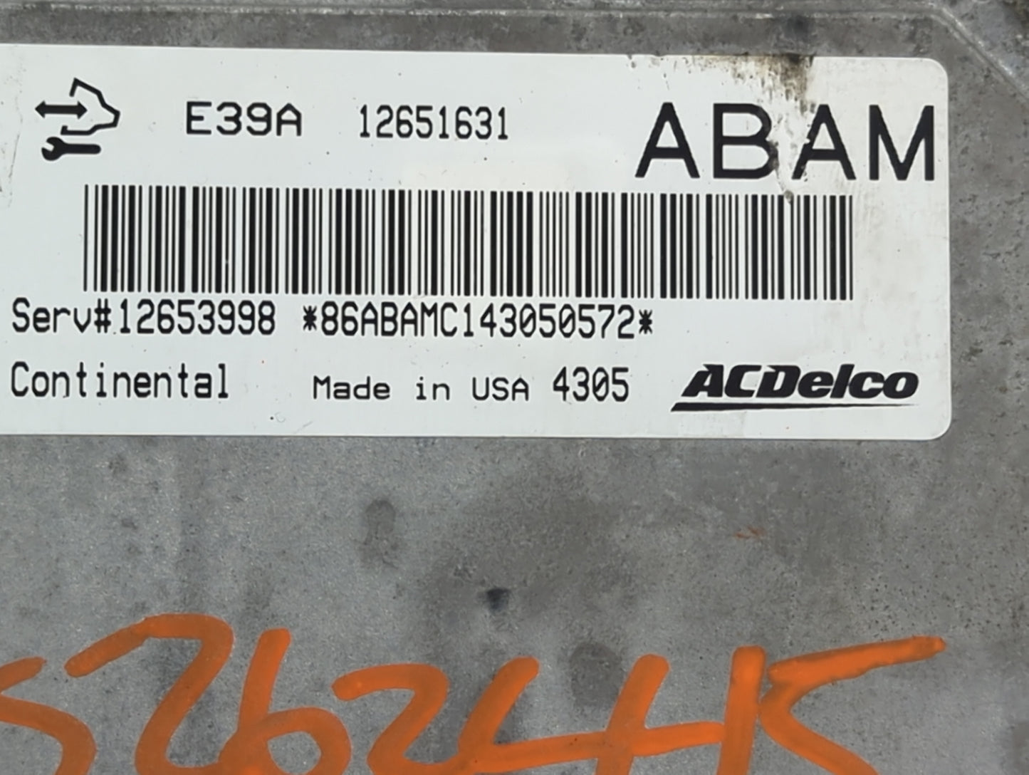 2013-2016 Gmc Acadia PCM Engine Control Computer ECU ECM PCU OEM P/N:12651631 Fits Fits 2013 2014 2015 2016 OEM Used Auto Pa
