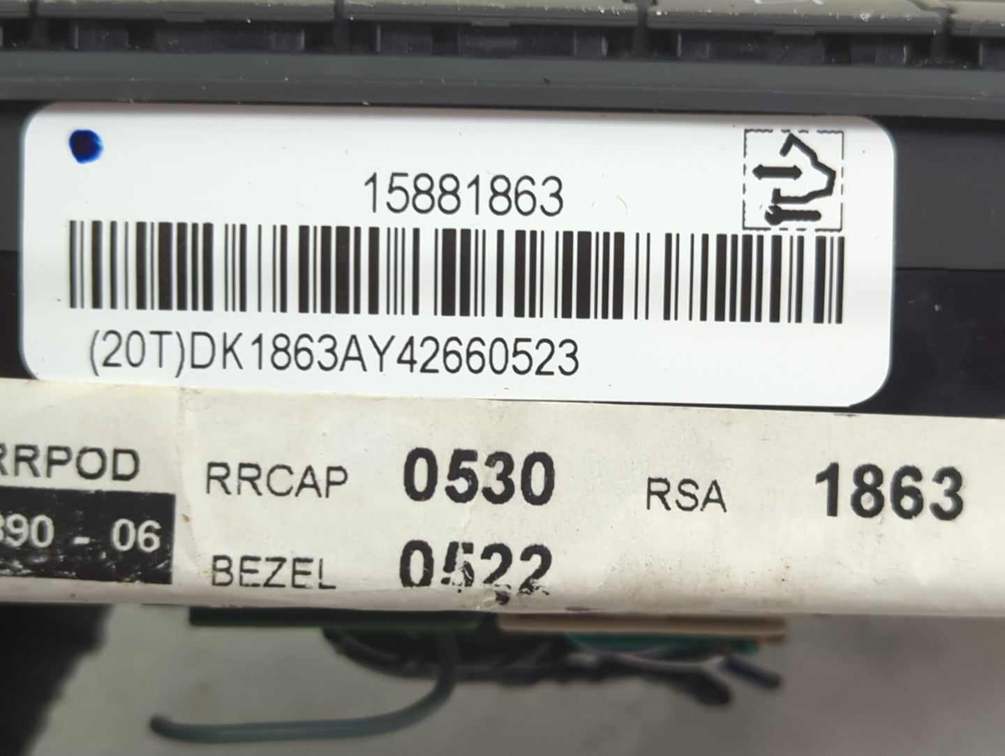 2007-2017 Gmc Acadia Climate Control Module Temperature AC/Heater Replacement P/N:15881863 Fits OEM Used Auto Parts - Oemuse