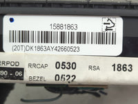 2007-2017 Gmc Acadia Climate Control Module Temperature AC/Heater Replacement P/N:15881863 Fits OEM Used Auto Parts - Oemuse