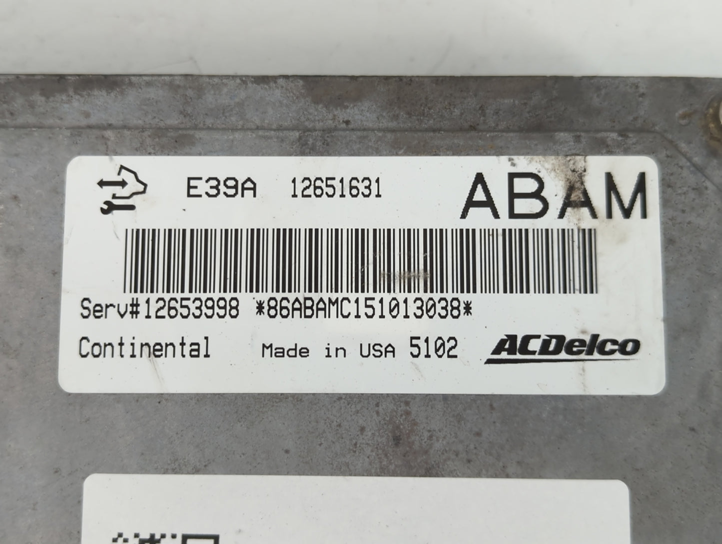 2013-2016 Gmc Acadia PCM Engine Control Computer ECU ECM PCU OEM P/N:12651631 12653998 Fits Fits 2013 2014 2015 2016 OEM Use