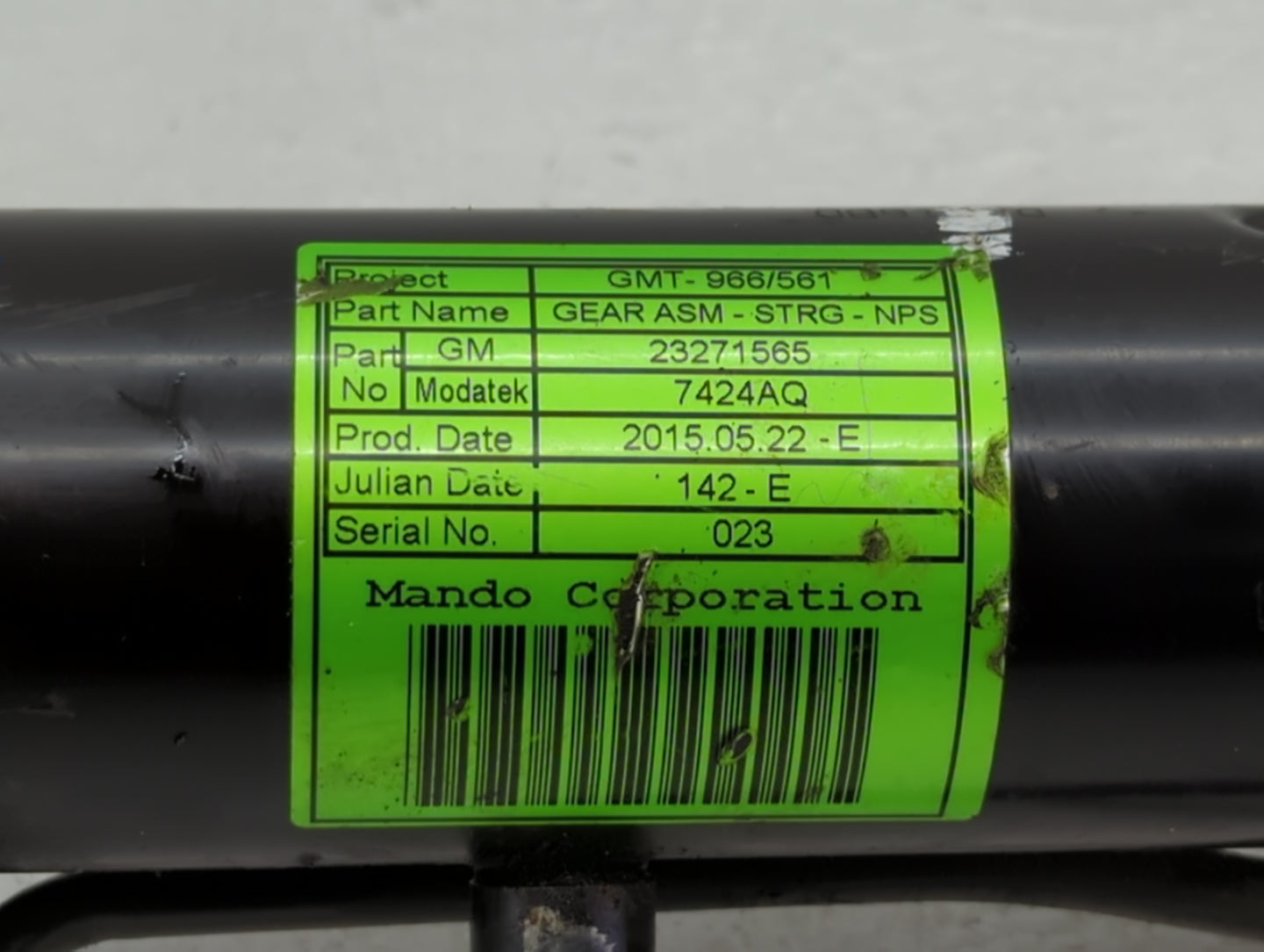 2013-2017 Gmc Acadia Rack and Pinion Steering Gear P/N:23271565 Fits Fits 2013 2014 2015 2016 2017 OEM Used Auto Parts - Oem