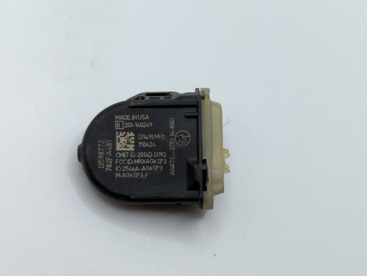 2015 Gmc Savana 1500 Tire Pressure Monitoring System Sensor Tpms - Oemusedautoparts1.com