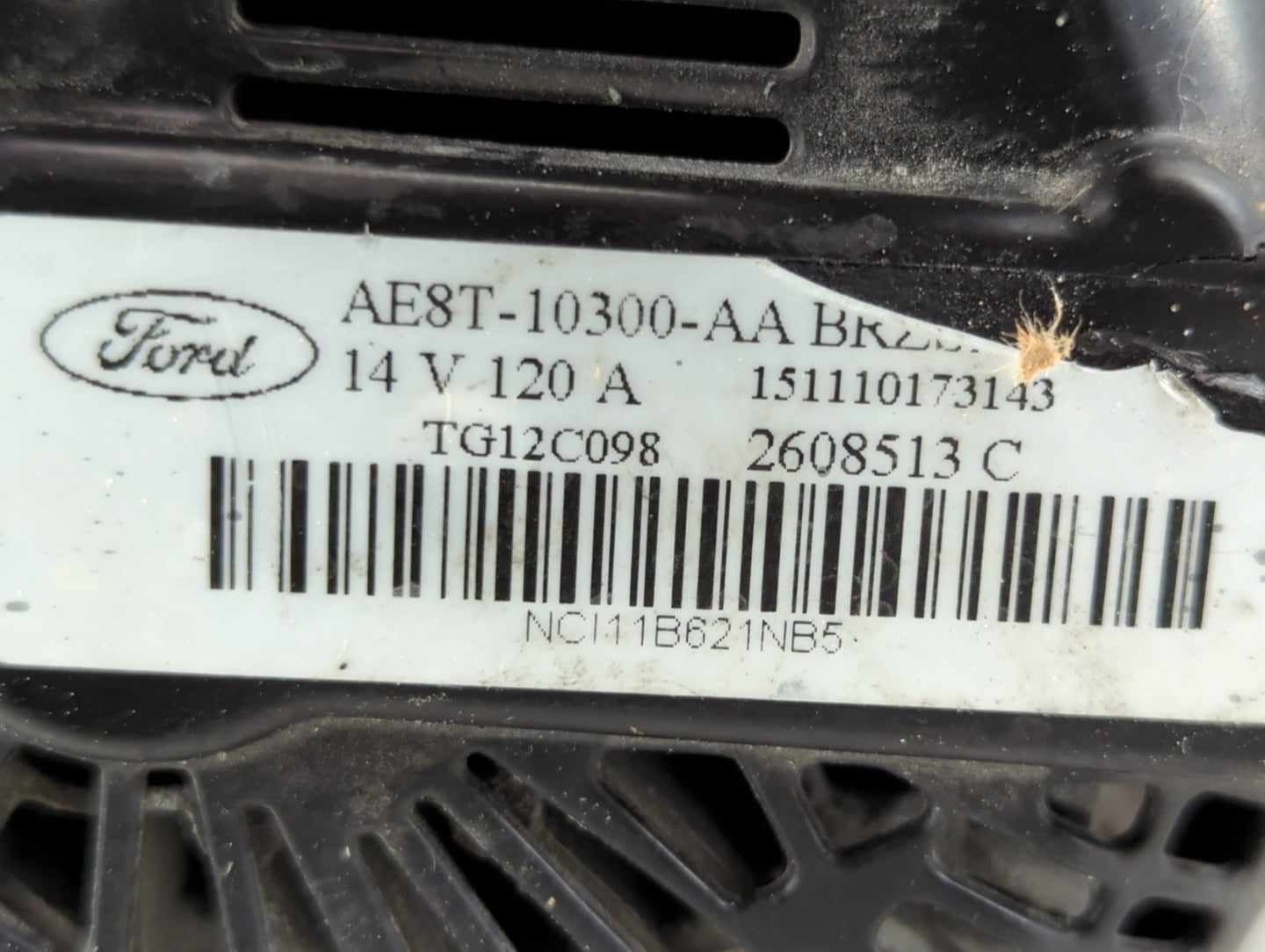 2014-2019 Gmc Sierra 1500 Alternator Replacement Generator Charging Assembly Engine OEM P/N:AE8T-10300-AA Fits OEM Used Auto