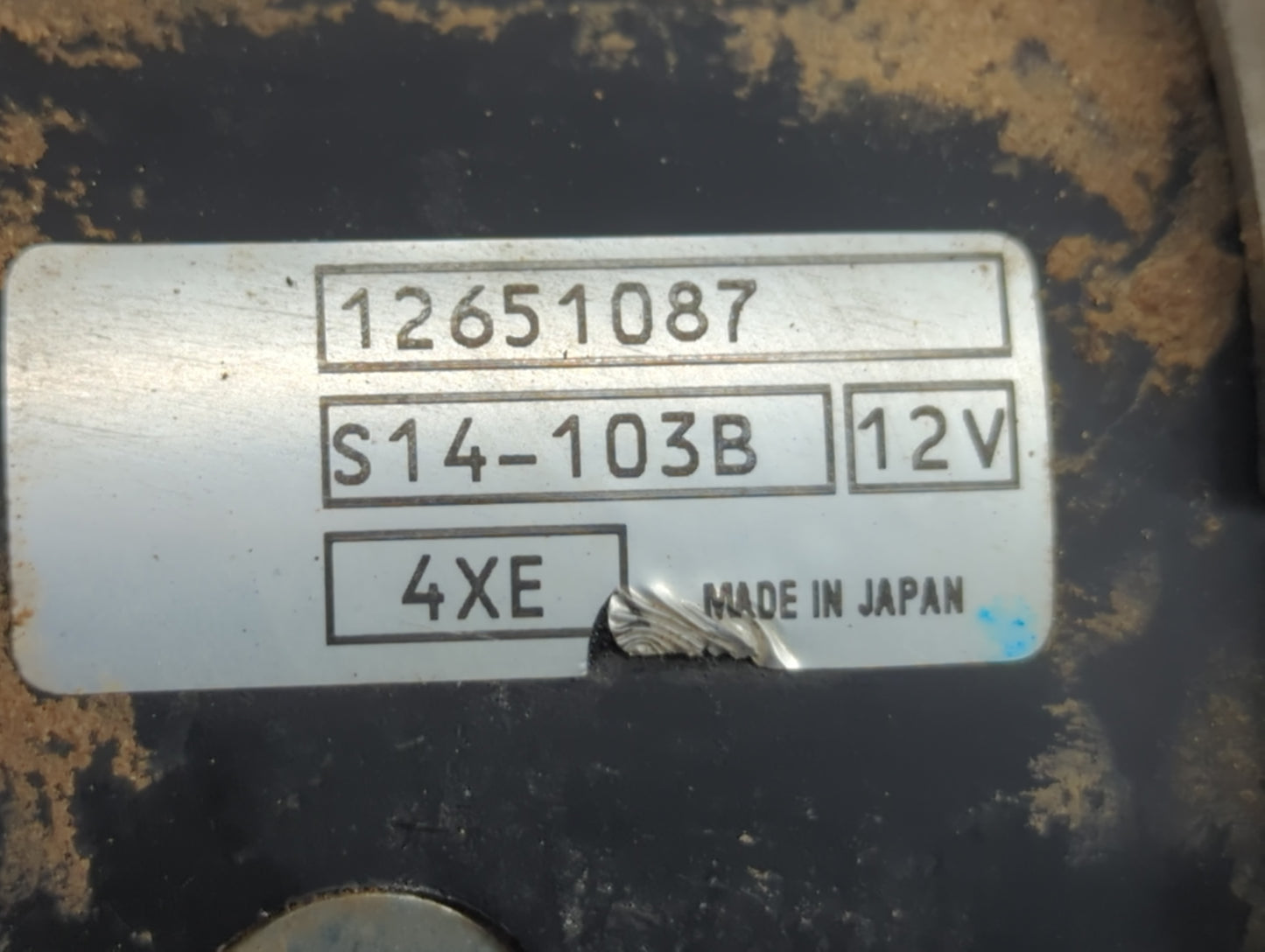 2015-2019 Gmc Sierra 2500 Car Starter Motor Solenoid OEM P/N:S14-103B 12651087 Fits Fits 2015 2016 2017 2018 2019 OEM Used A