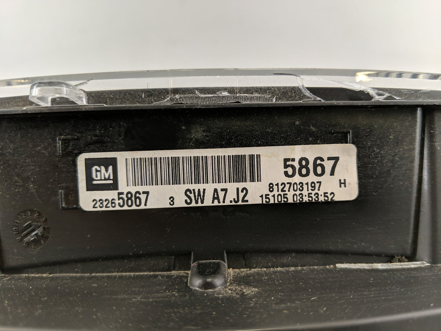 2013-2017 Gmc Terrain Instrument Cluster Speedometer Gauges P/N:23265867 Fits Fits 2013 2014 2015 2016 2017 OEM Used Auto Pa