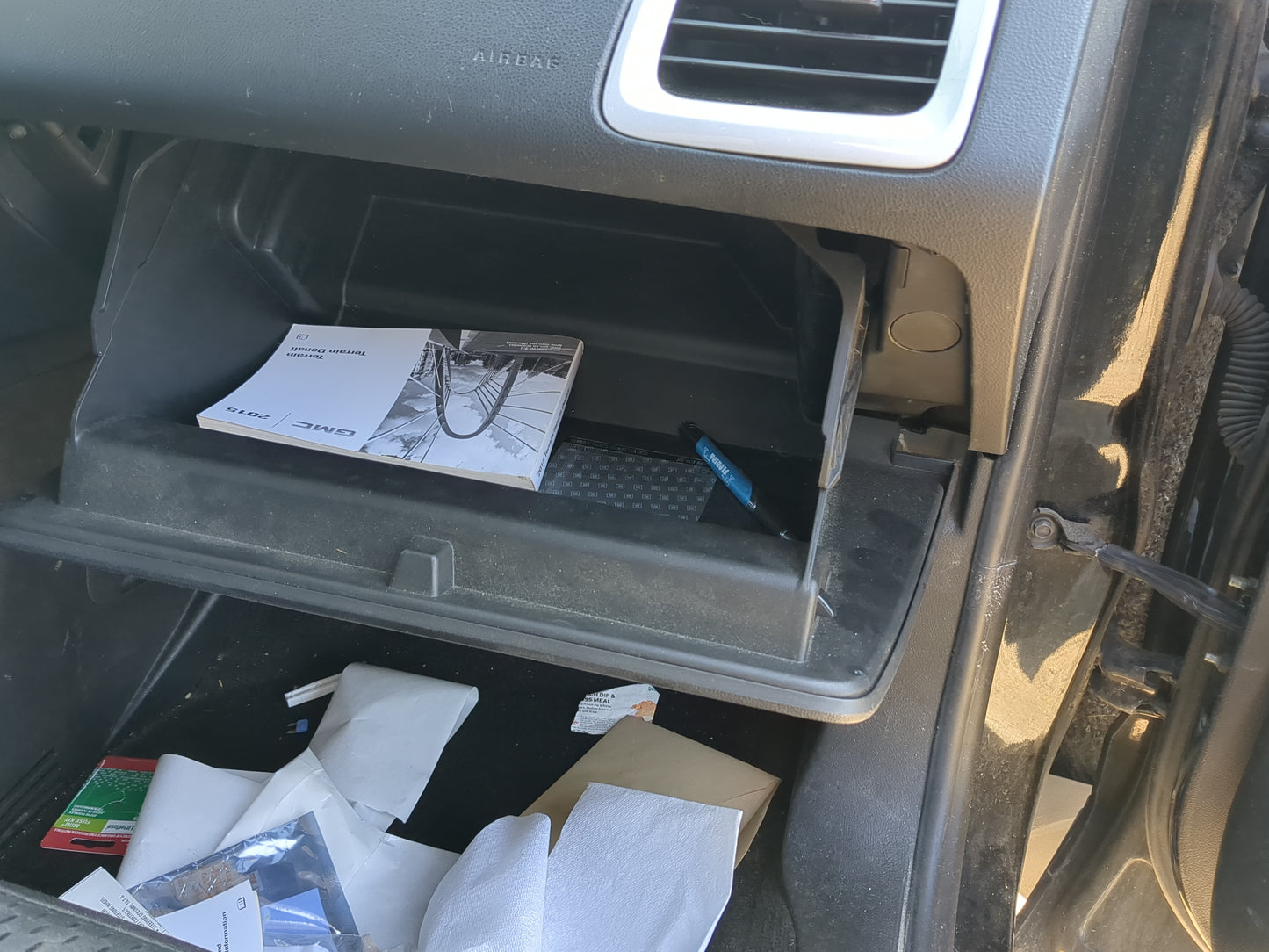 2015 Gmc Terrain Passenger Glove Box Door Storage Compartment 1195695 - Oemusedautoparts1.com