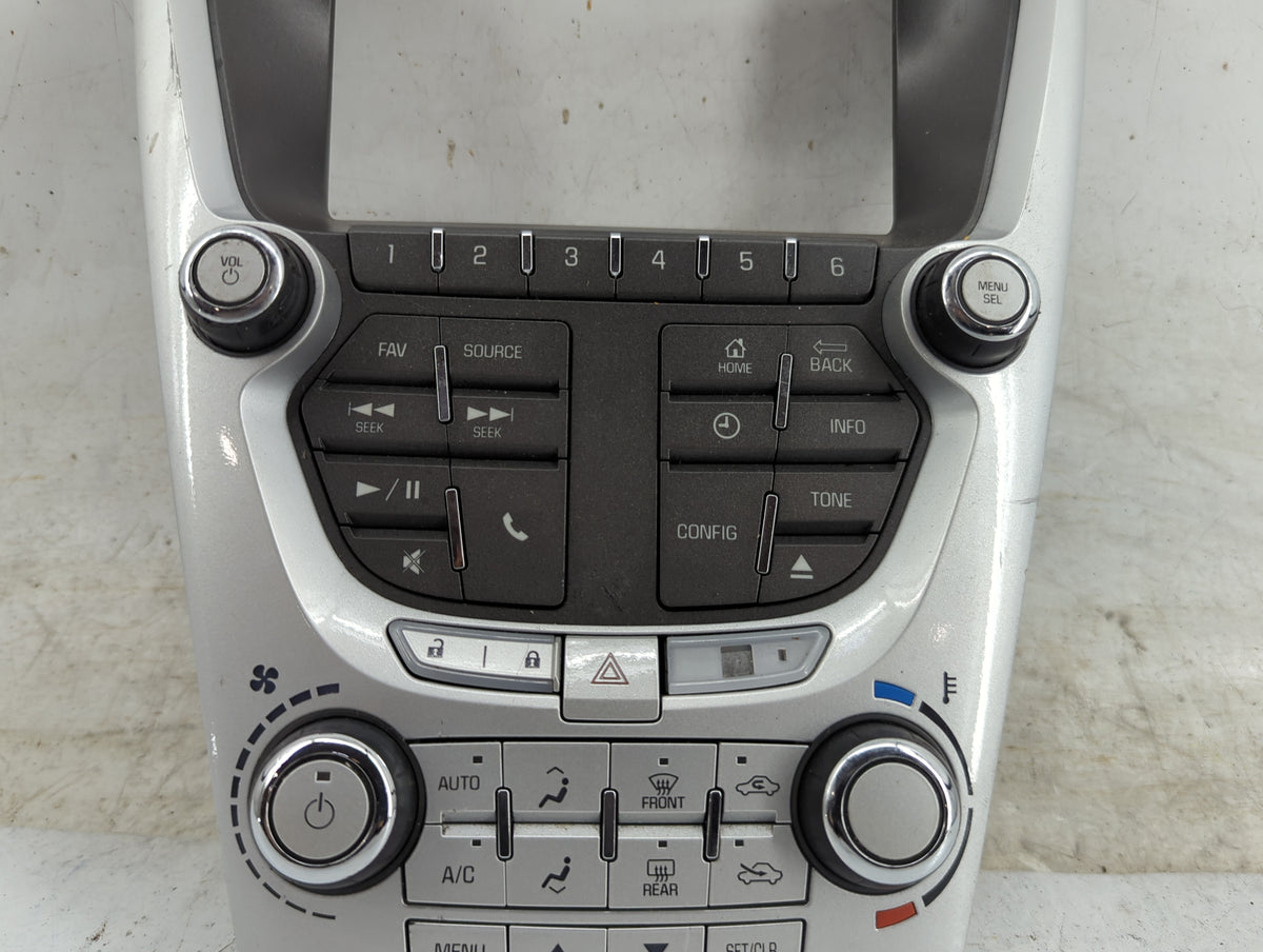 2015 Gmc Terrain Radio Control Panel Silver 1504023 - Oemusedautoparts1.com