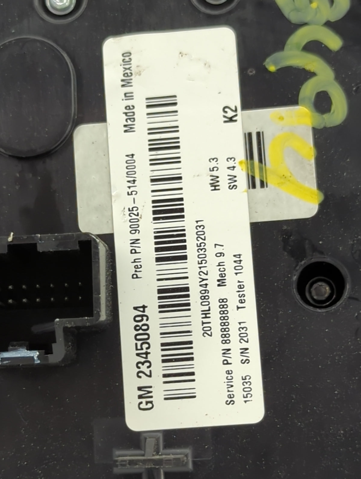2015 Gmc Terrain Radio Control Panel Silver 1504023 - Oemusedautoparts1.com