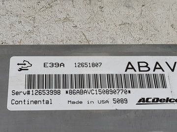 2013-2016 Gmc Terrain PCM Engine Control Computer ECU ECM PCU OEM P/N:12651807 12653998 Fits 2013 2014 2015 2016 OEM Used Auto Parts