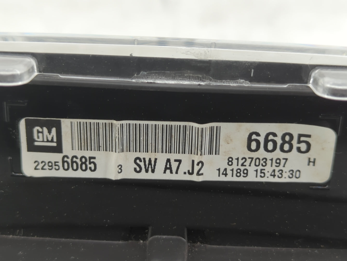 2013-2017 Gmc Terrain Instrument Cluster Speedometer Gauges P/N:23265867 22956685, 23265866 Fits Fits 2013 2014 2015 2016 20