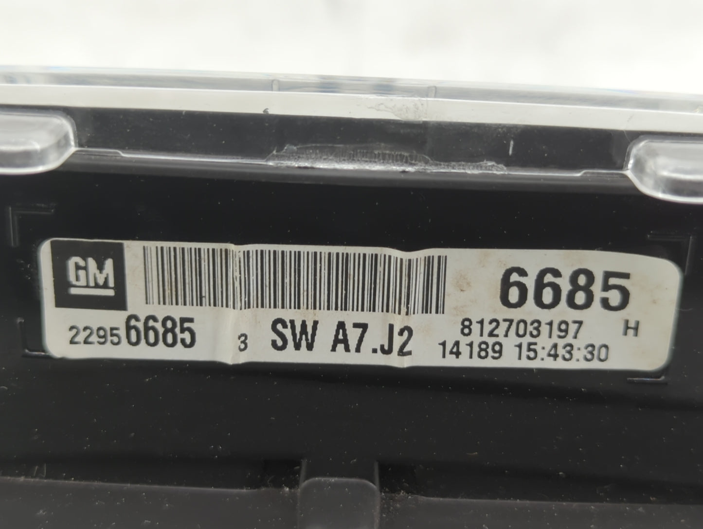 2013-2017 Gmc Terrain Instrument Cluster Speedometer Gauges P/N:23265867 22956685, 23265866 Fits Fits 2013 2014 2015 2016 20