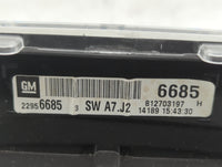 2013-2017 Gmc Terrain Instrument Cluster Speedometer Gauges P/N:23265867 22956685, 23265866 Fits Fits 2013 2014 2015 2016 20