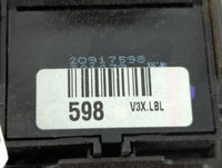 2010-2017 Gmc Terrain Master Power Window Switch Replacement Driver Side Left P/N:20917598 Fits OEM Used Auto Parts - Oemuse