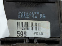 2010-2017 Gmc Terrain Master Power Window Switch Replacement Driver Side Left P/N:20917598 Fits OEM Used Auto Parts - Oemuse