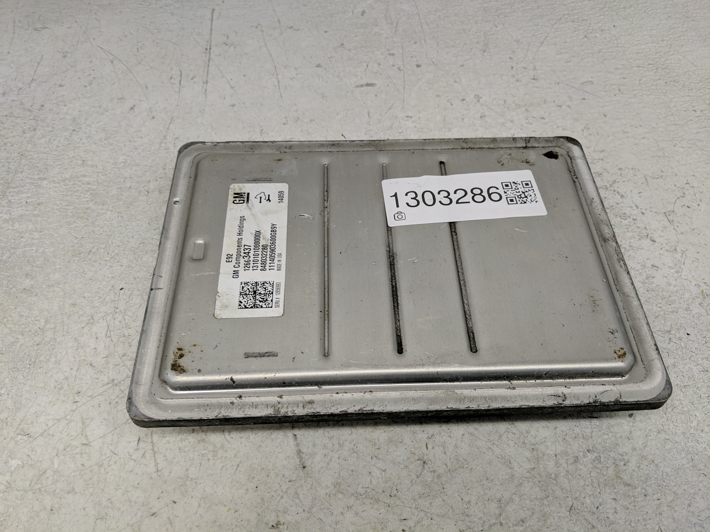 2015-2016 Gmc Yukon PCM Engine Control Computer ECU ECM PCU OEM P/N:848032280 12663437 Fits Fits 2014 2015 2016 OEM Used Aut
