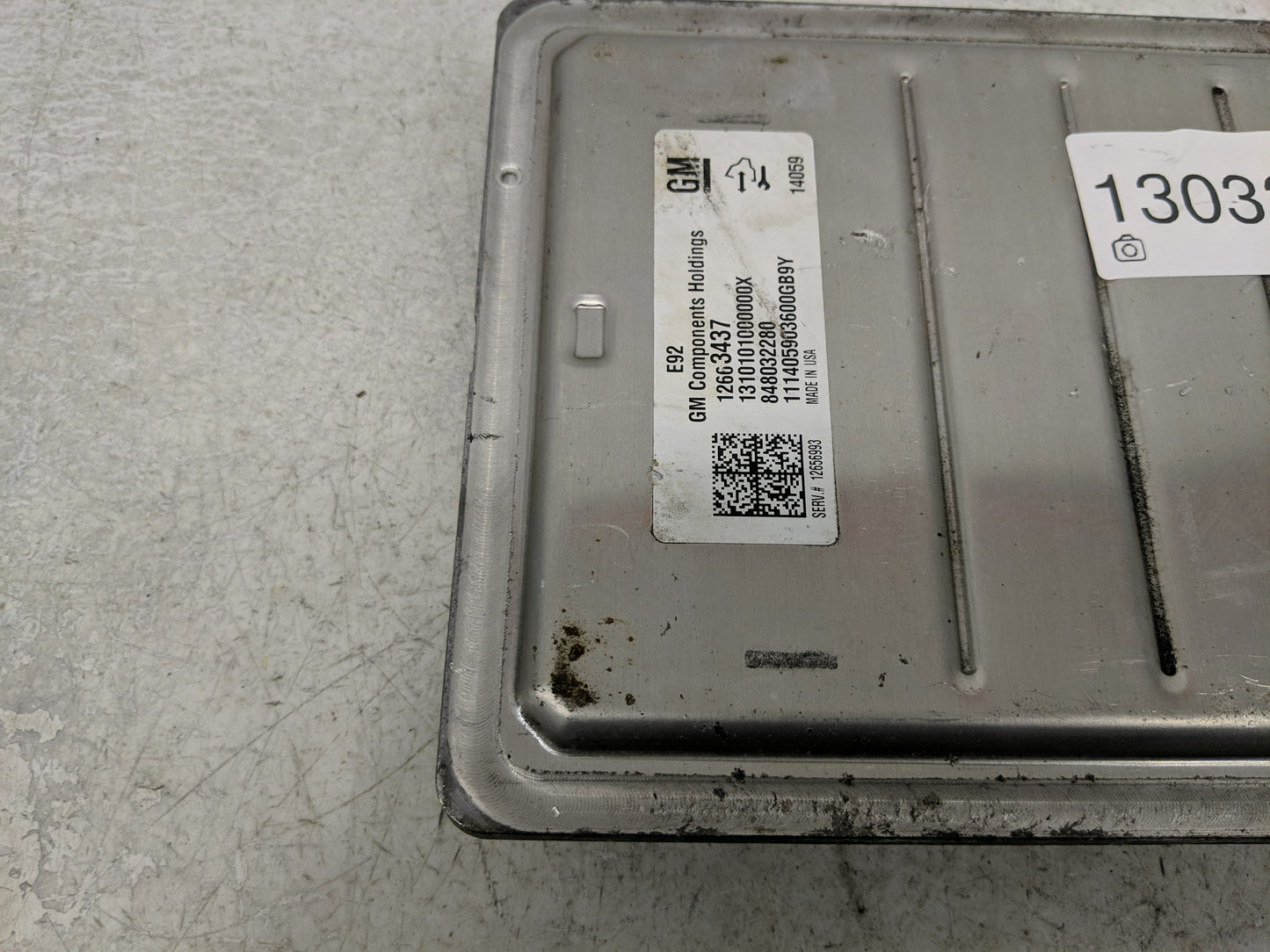 2015-2016 Gmc Yukon PCM Engine Control Computer ECU ECM PCU OEM P/N:848032280 12663437 Fits Fits 2014 2015 2016 OEM Used Aut