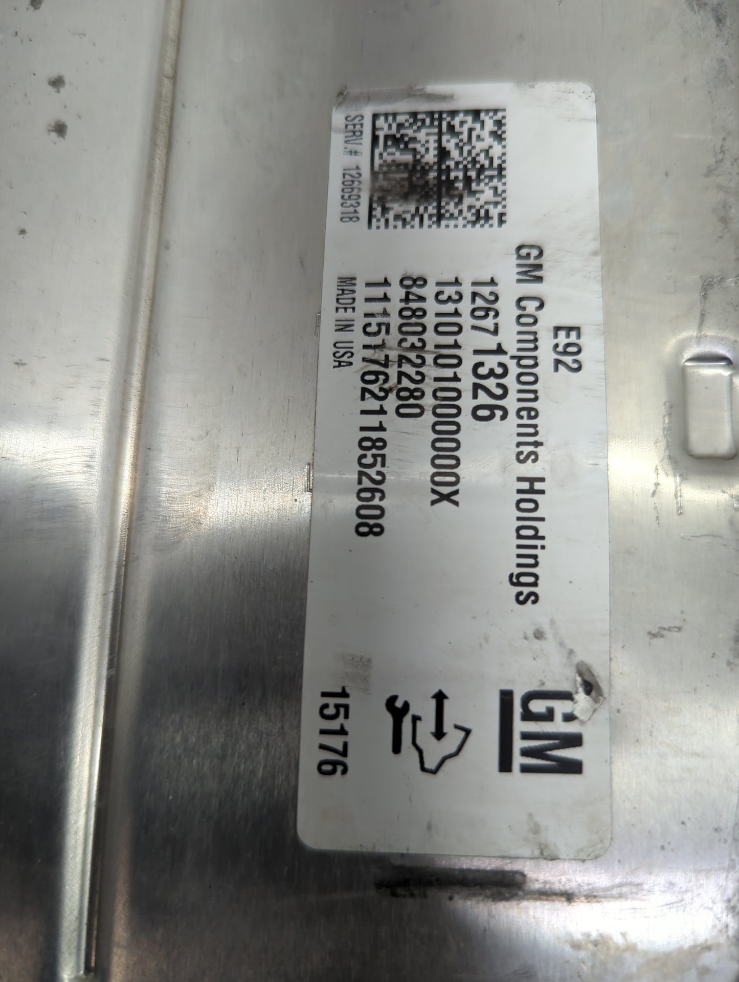 2015-2016 Gmc Yukon PCM Engine Control Computer ECU ECM PCU OEM P/N:12671326 12669318 Fits Fits 2014 2015 2016 OEM Used Auto