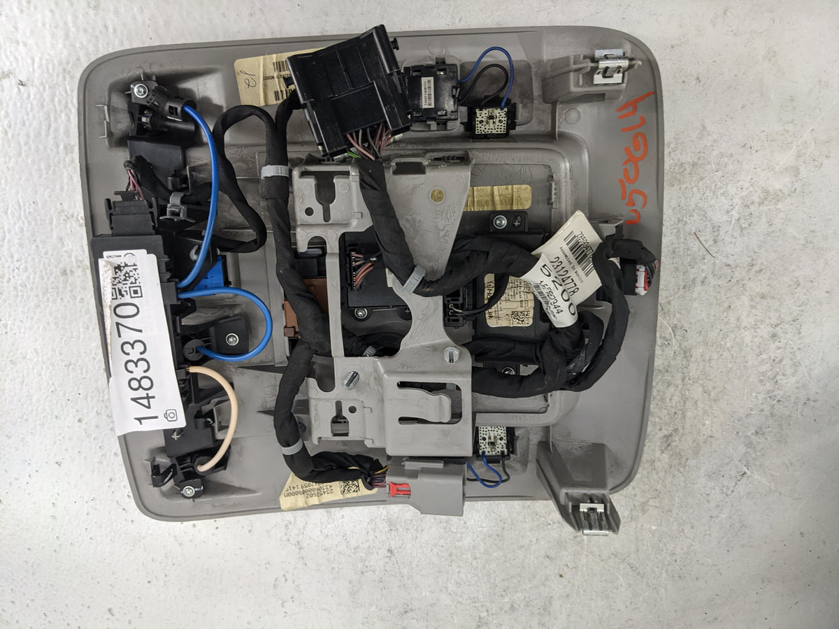 2015-2020 Gmc Yukon Overhead Console W/rear Climate Control Gray - Oemusedautoparts1.com