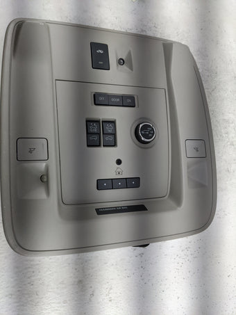 compare product 2015-2020 Gmc Yukon Overhead Roof Console Tan 1483373