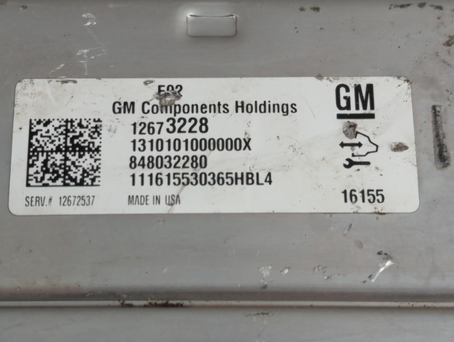 2015 Gmc Yukon Xl 1500 PCM Engine Control Computer ECU ECM PCU OEM P/N:12573228 12664768 Fits Fits 2014 2016 OEM Used Auto P