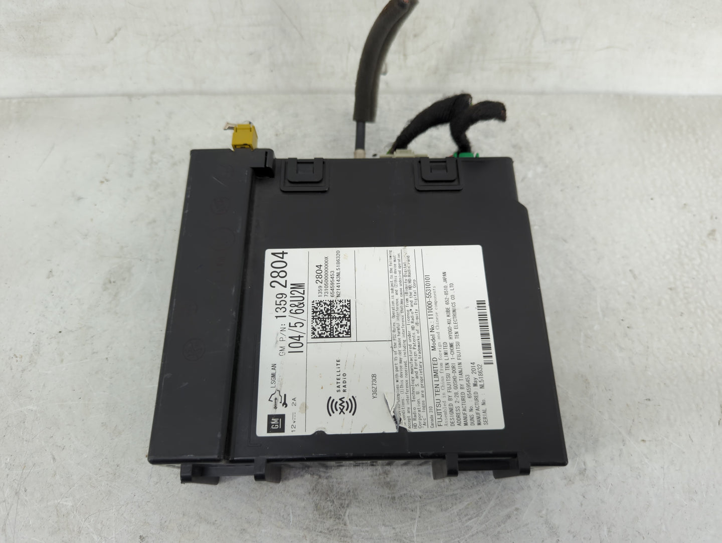 2015 Gmc Yukon Xl 1500 Radio AM FM Cd Player Receiver Replacement P/N:13592804 Fits Fits 2013 2014 OEM Used Auto Parts - Oem