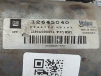 2015 Gmc Yukon Xl 1500 Car Starter Motor Solenoid OEM P/N:12645040 Fits Fits 2014 2016 2017 2018 2019 2020 2021 OEM Used Aut