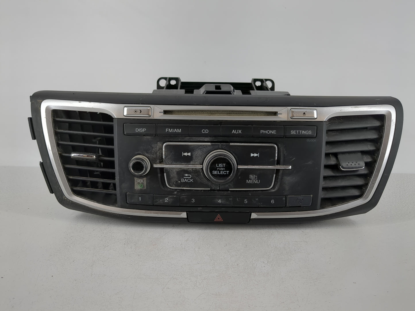 2013 Honda Accord Radio AM FM Cd Player Receiver Replacement P/N:39100-T2A-A321 Fits OEM Used Auto Parts - Oemusedautoparts1