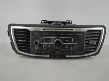 2013 Honda Accord Radio AM FM Cd Player Receiver Replacement P/N:39100-T2A-A321 Fits OEM Used Auto Parts - Oemusedautoparts1