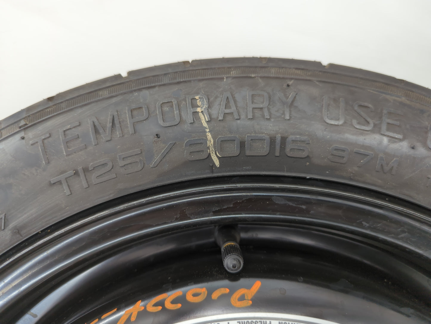 2013-2022 Honda Accord Spare Donut Tire Wheel Rim Oem - Oemusedautoparts1.com