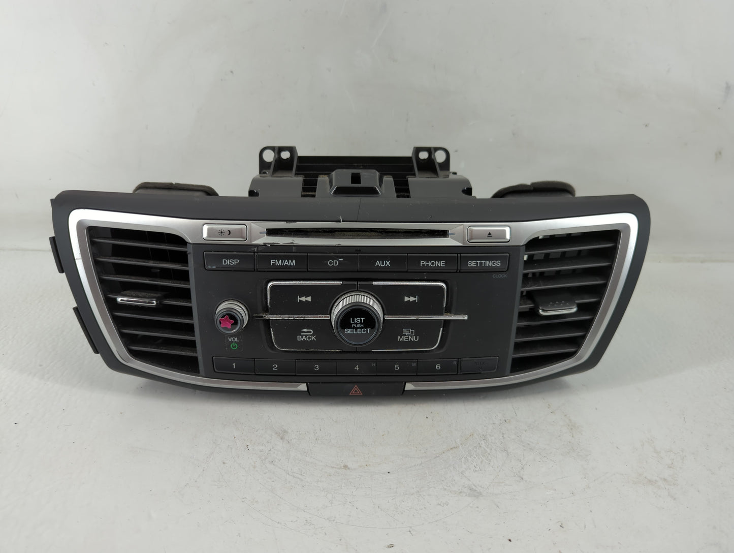 2013-2015 Honda Accord Radio AM FM Cd Player Receiver Replacement P/N:39100=-T2A-A320 Fits Fits 2013 2014 2015 OEM Used Auto