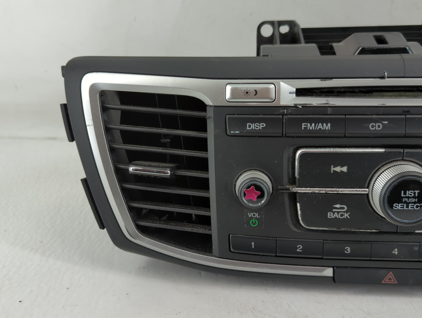 2013-2015 Honda Accord Radio AM FM Cd Player Receiver Replacement P/N:39100=-T2A-A320 Fits Fits 2013 2014 2015 OEM Used Auto