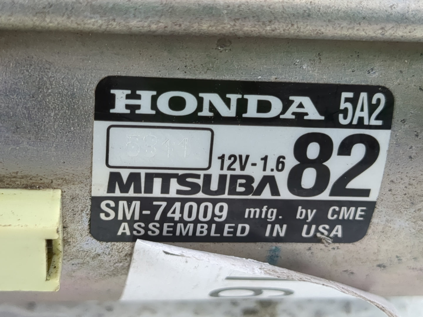 2013-2017 Honda Accord Car Starter Motor Solenoid OEM P/N:SM-74009 Fits Fits 2013 2014 2015 2016 2017 OEM Used Auto Parts - 