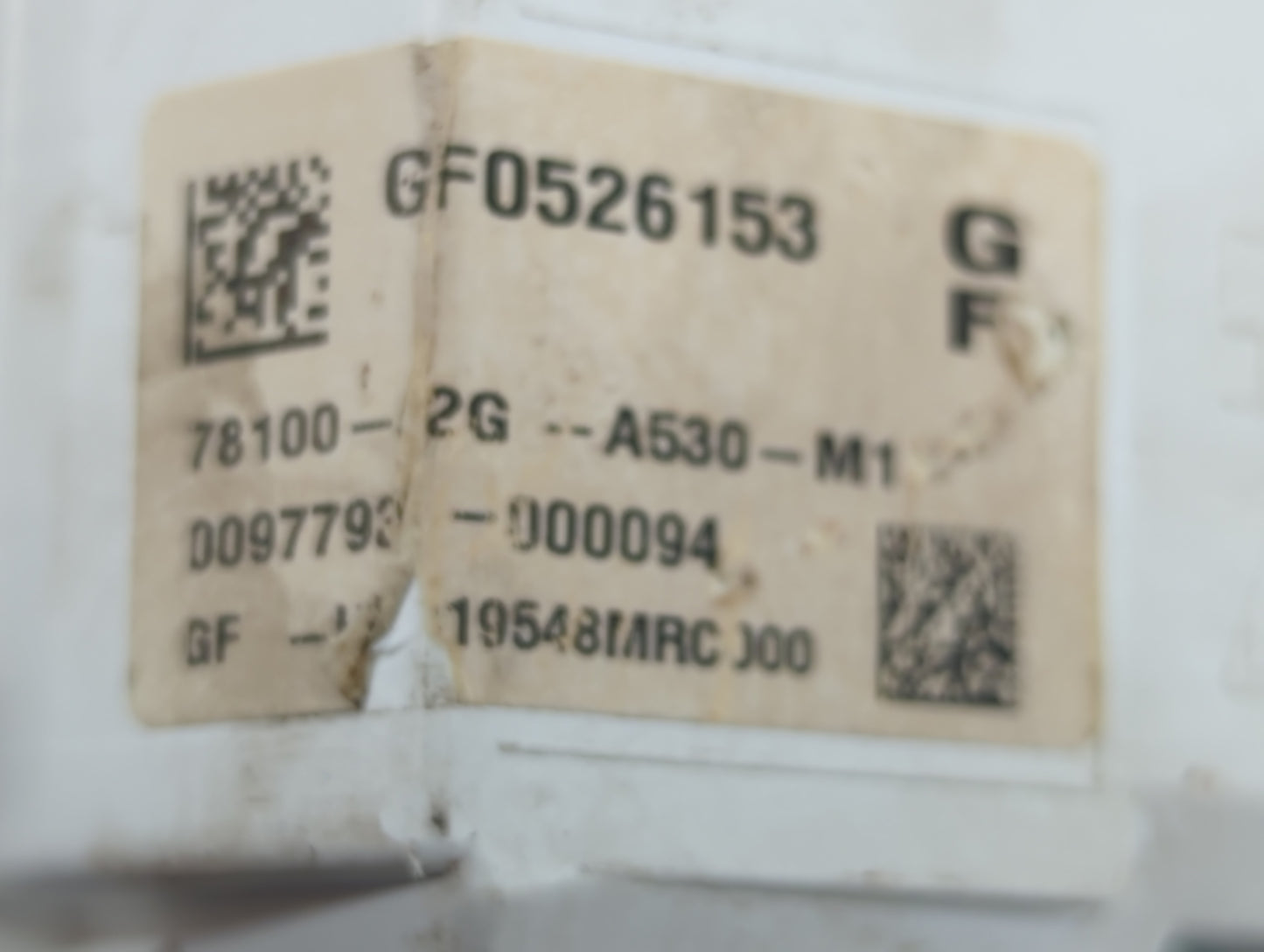 2013-2017 Honda Accord Instrument Cluster Speedometer Gauges P/N:78100-T2G-A530-M1 Fits Fits 2013 2014 2015 2016 2017 OEM Us