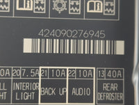 2013-2017 Honda Accord Fusebox Fuse Box Panel Relay Module Fits Fits 2013 2014 2015 2016 2017 OEM Used Auto Parts - Oemuseda