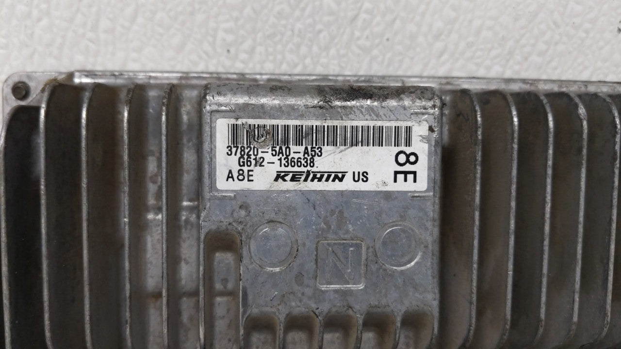 2015 Honda Accord PCM Engine Control Computer ECU ECM PCU OEM P/N:37820-5A0-A53 37820-5A0-A54 Fits OEM Used Auto Parts - Oem