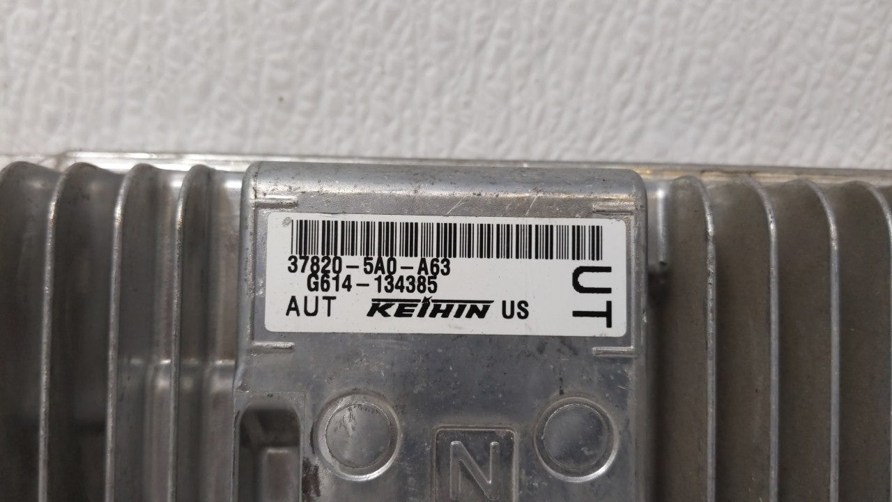 2015 Honda Accord PCM Engine Control Computer ECU ECM PCU OEM P/N:37820-5A0-A63 Fits OEM Used Auto Parts - Oemusedautoparts1
