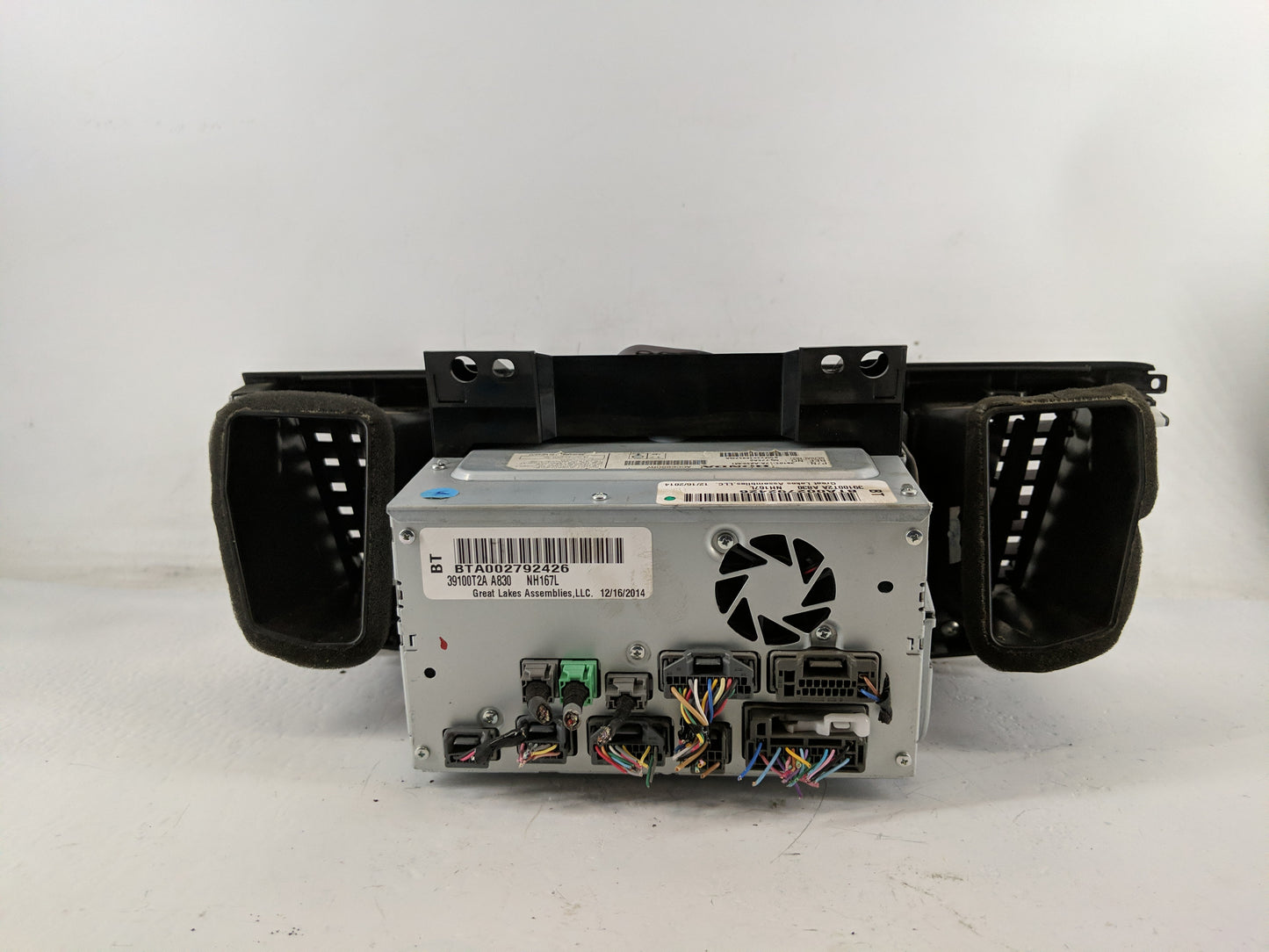 2013-2015 Honda Accord Radio AM FM Cd Player Receiver Replacement P/N:39100T2AA820 Fits Fits 2013 2014 2015 OEM Used Auto Pa