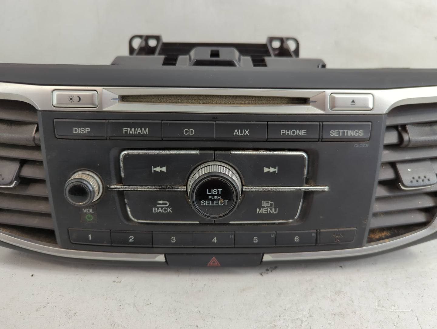 2013-2015 Honda Accord Radio AM FM Cd Player Receiver Replacement P/N:39100-T2A-A221 Fits Fits 2013 2014 2015 OEM Used Auto 