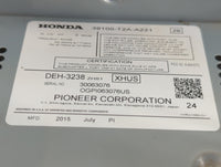 2013-2015 Honda Accord Radio AM FM Cd Player Receiver Replacement P/N:39100-T2A-A221 Fits Fits 2013 2014 2015 OEM Used Auto 